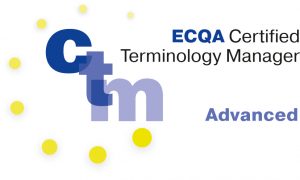 Logo ECQA certificate - advanced level
